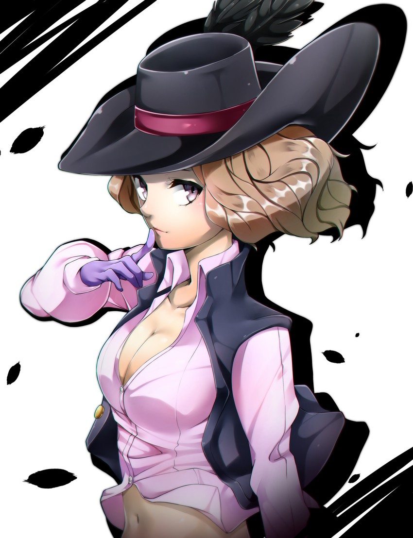 okumura haru and noir (persona and 1 more) drawn by nakano_maru