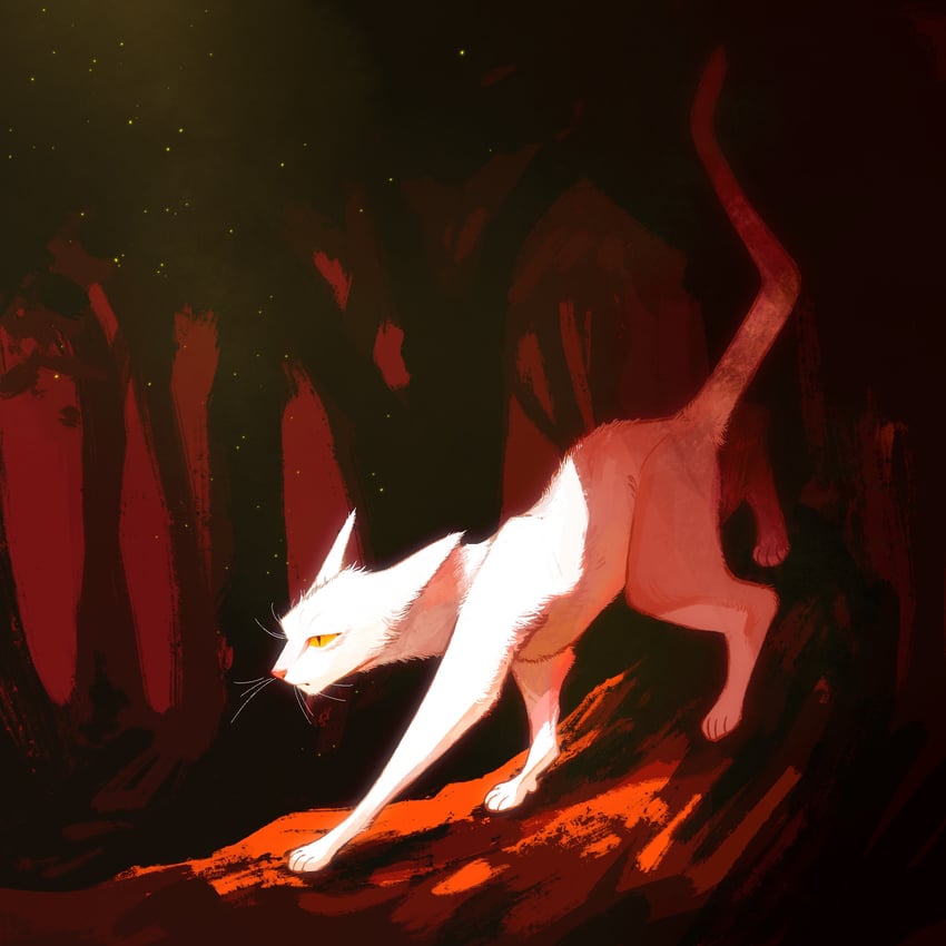 whitestorm (warrior cats and 1 more) drawn by neko_gokoro