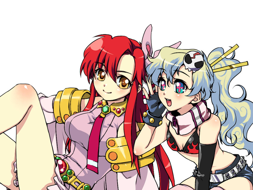 yoko littner and nia teppelin (tengen toppa gurren lagann) drawn by seapanda0129