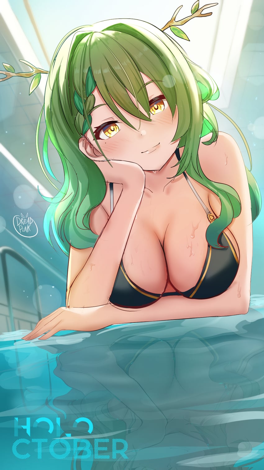 ceres fauna (hololive and 1 more) drawn by dreadpunk