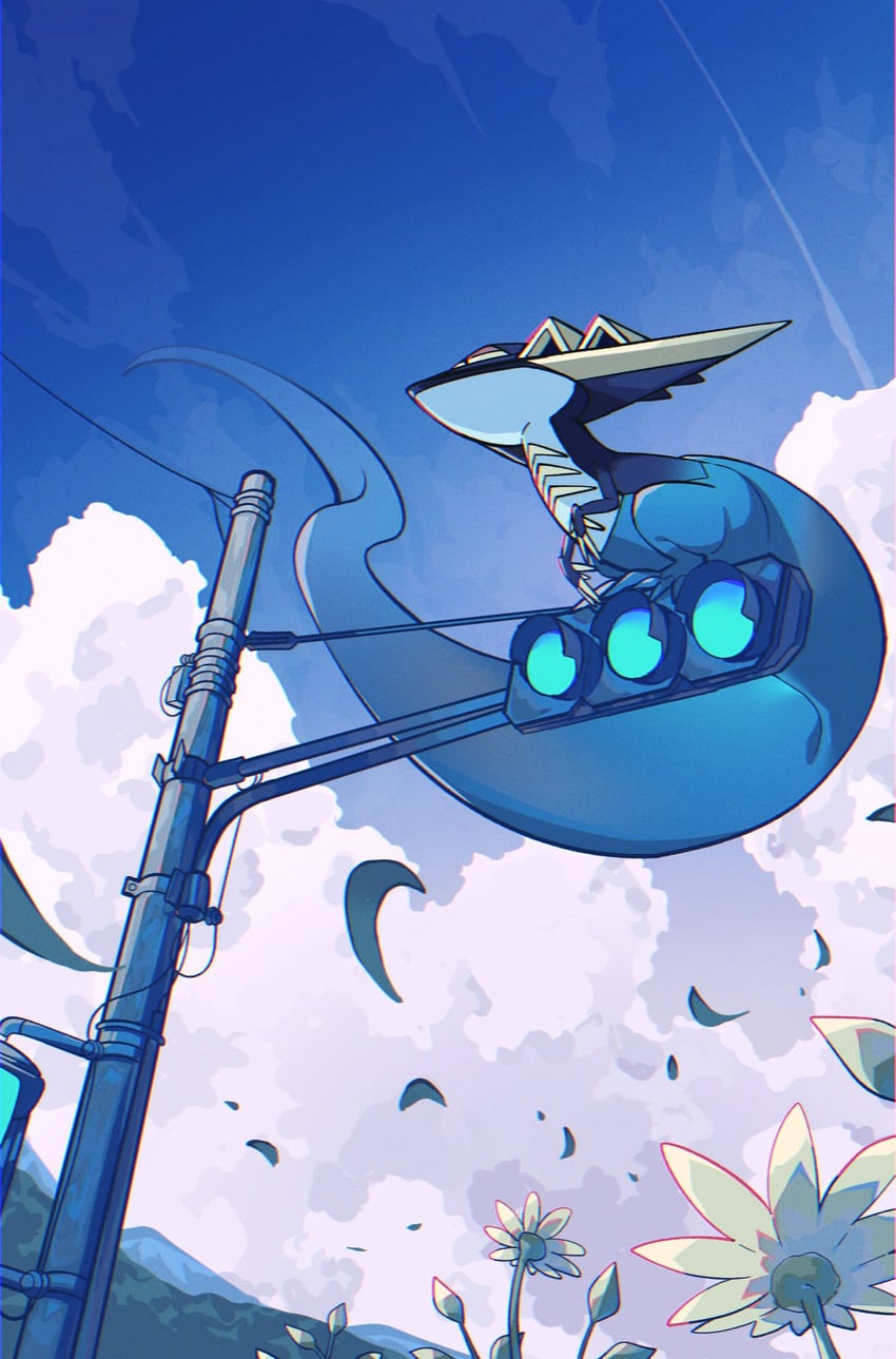 dragapult (pokemon and 1 more) drawn by ray_ka_mogumogu