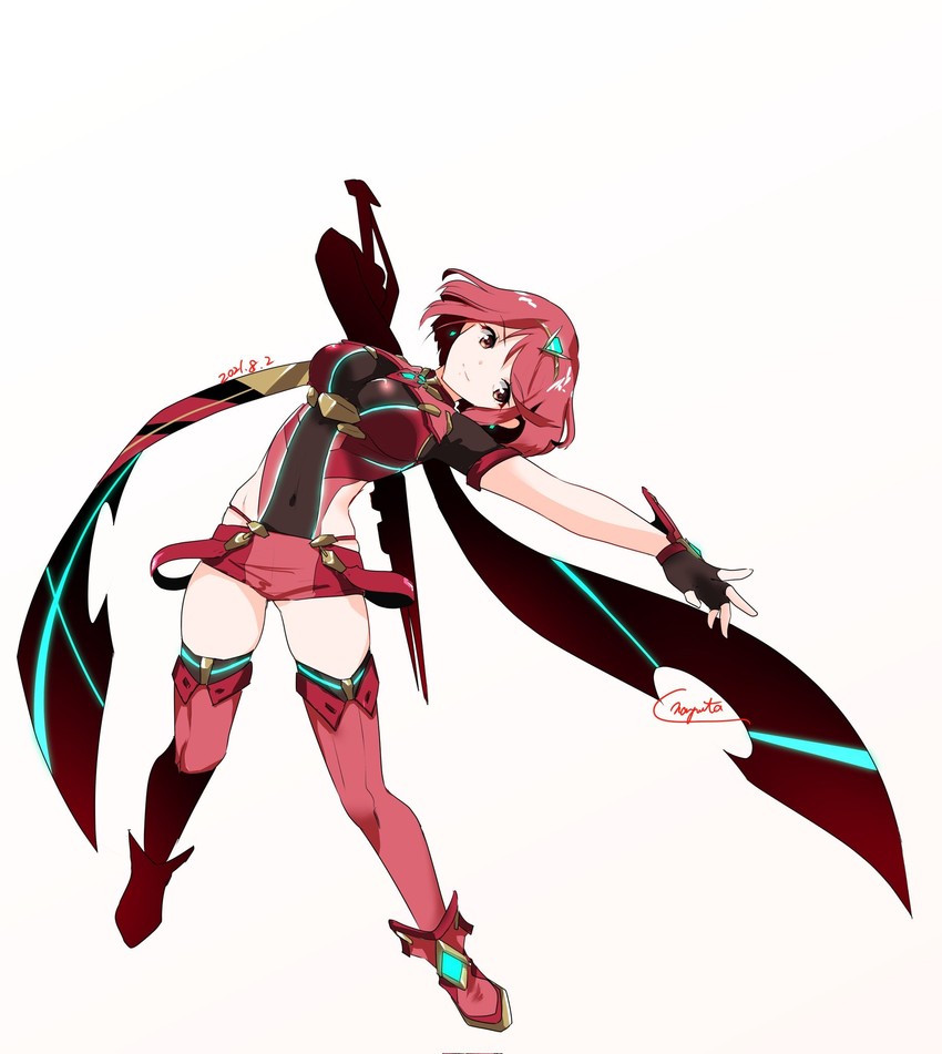 pyra (xenoblade chronicles and 1 more) drawn by nayuta-kanata