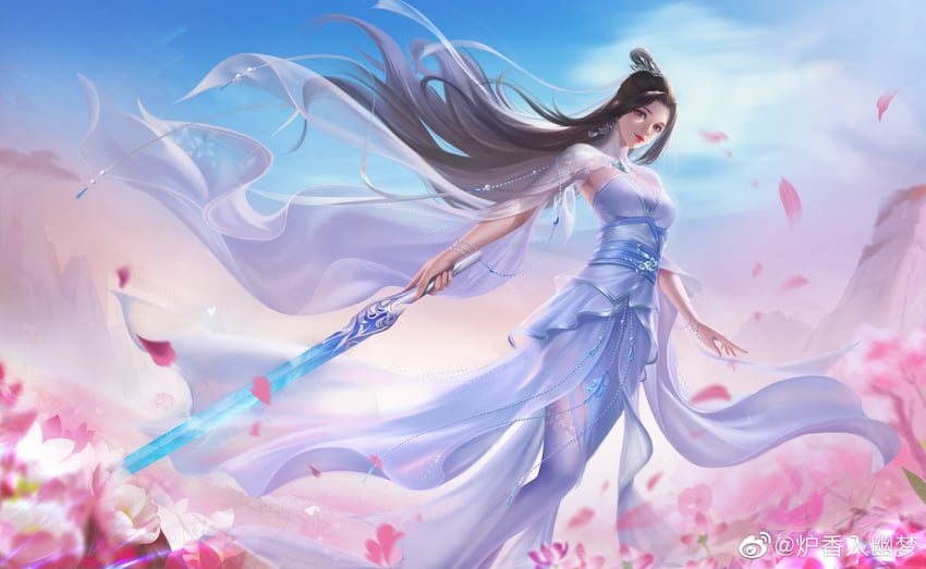 lu xueqi (zhu xian) drawn by feng_wu_huai_hua_2020