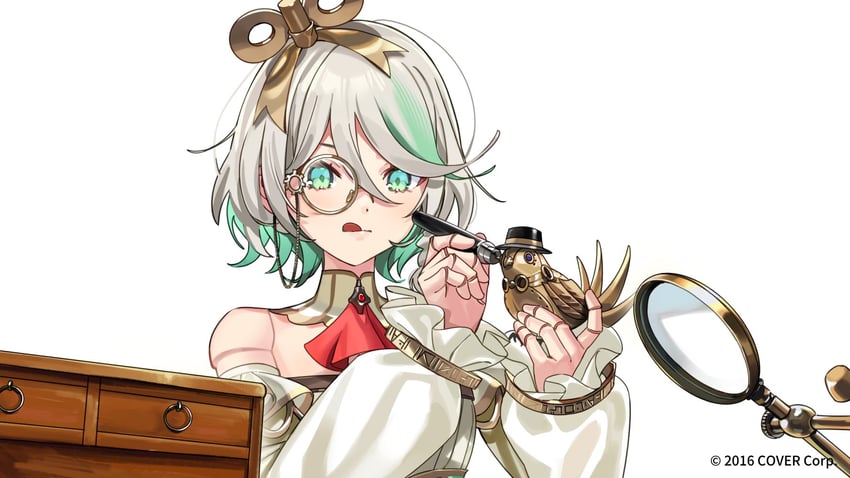cecilia immergreen (hololive and 1 more) drawn by yomosaka