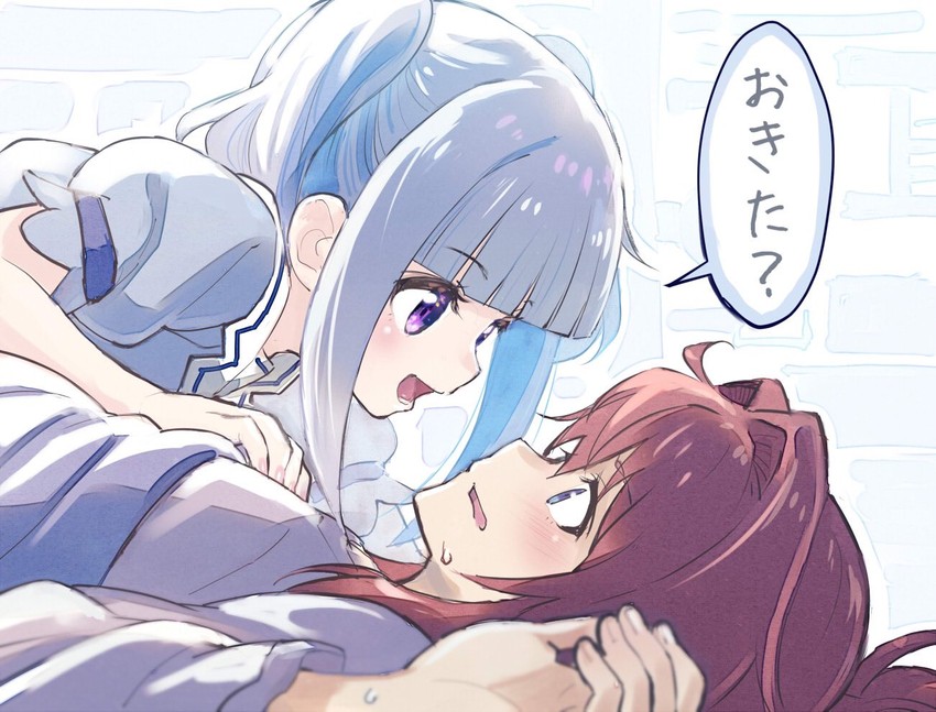 lize helesta and ange katrina (nijisanji) drawn by sakino_shingetsu