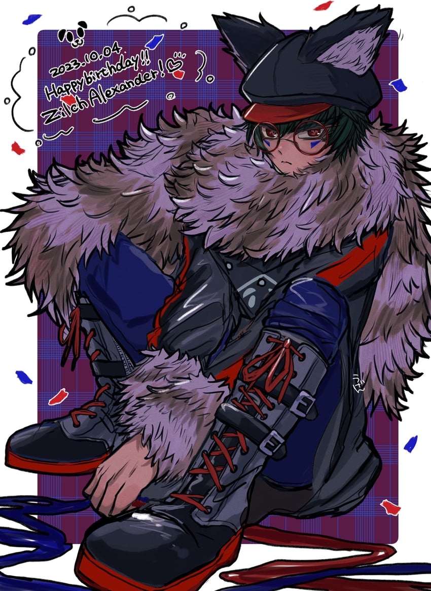 zilch alexander (master detective archives: rain code) drawn by ugen_(toparain)