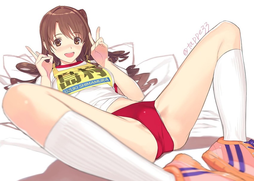shimamura uzuki (idolmaster and 1 more) drawn by mibu_natsuki
