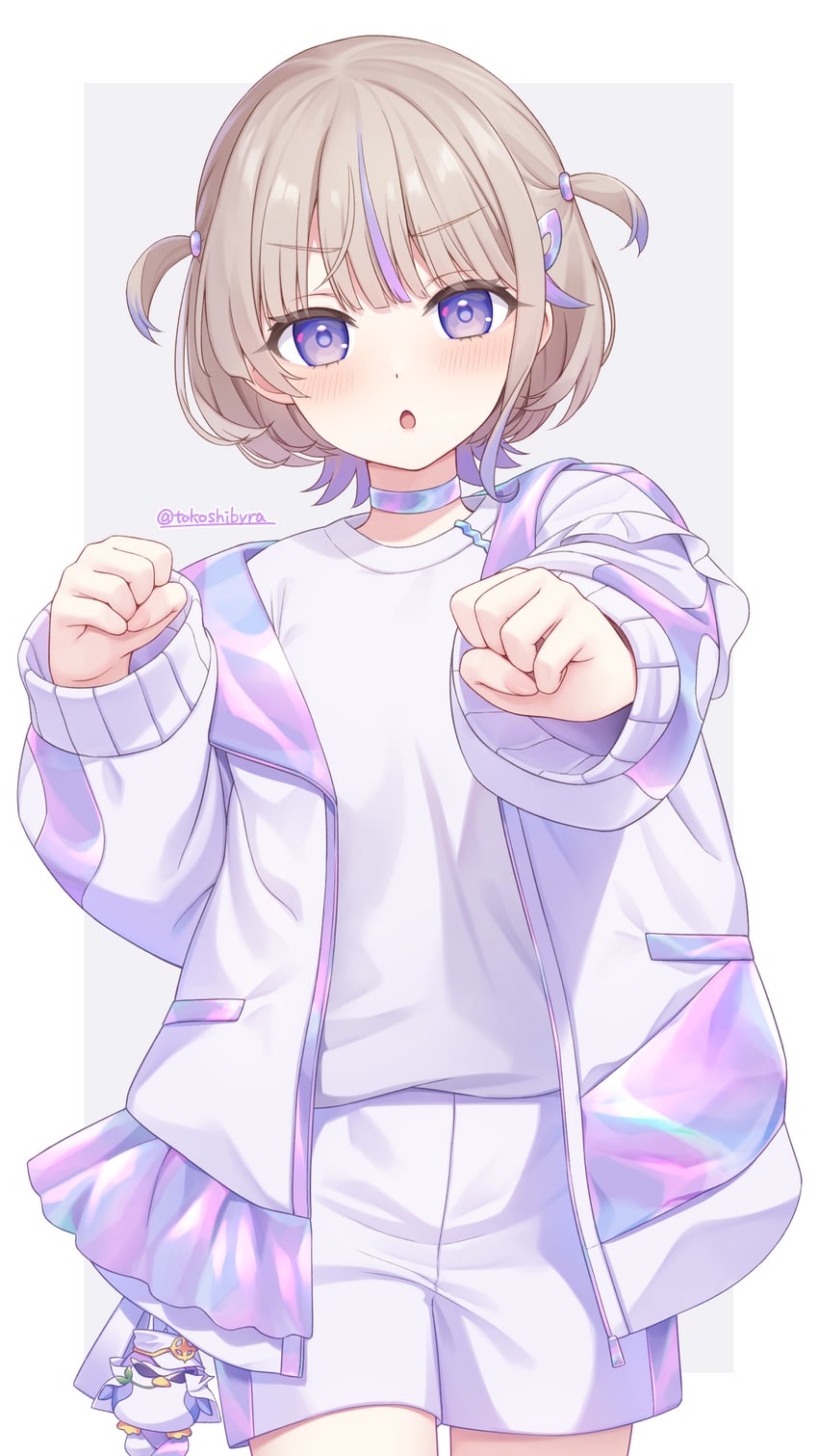 todoroki hajime and banpen (hololive and 1 more) drawn by tokoshibyra