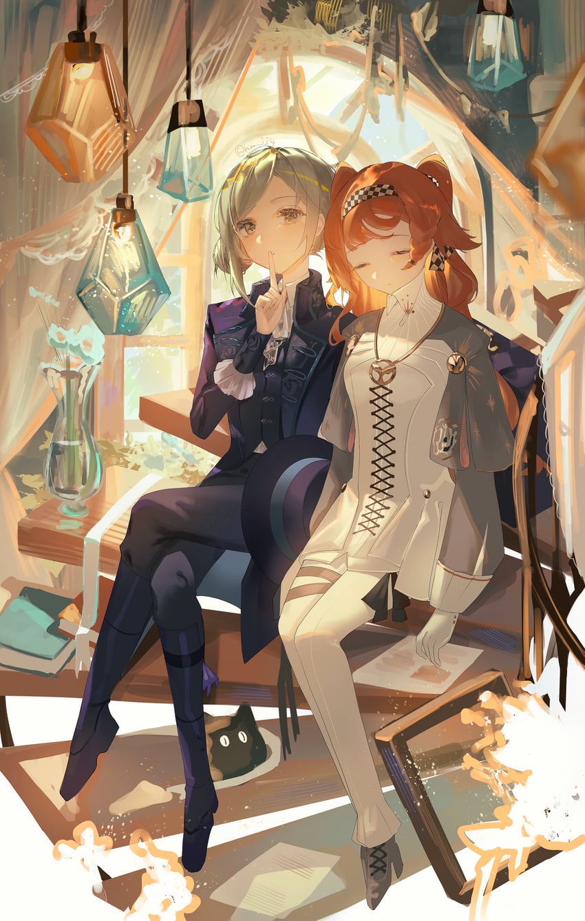 vertin, sonetto, and carbuncle (reverse:1999) drawn by ir0_0616