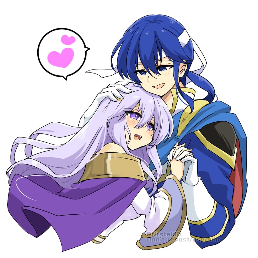 seliph and julia (fire emblem and 1 more) drawn by yukia_(firstaid0)
