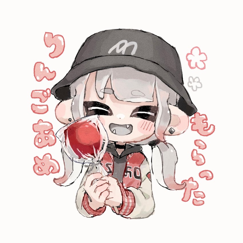 octoling player character and octoling girl (splatoon) drawn by myon_rio