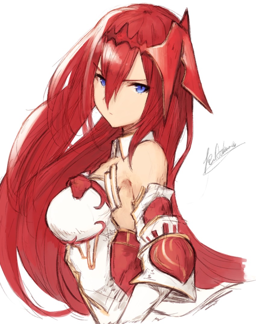 godsworn alexiel (granblue fantasy) drawn by koretsuki_azuma