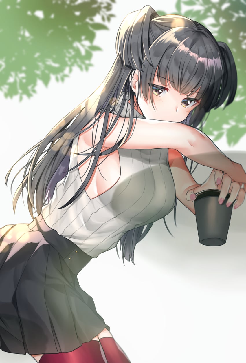 mayuzumi fuyuko (idolmaster and 1 more) drawn by yam_(yamap_mako)