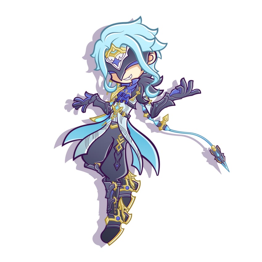 dottore (genshin impact and 1 more) drawn by onyouji