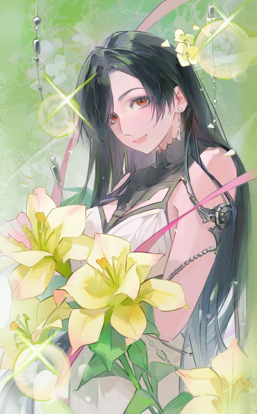 tifa lockhart (final fantasy and 3 more) drawn by ow8913596238989