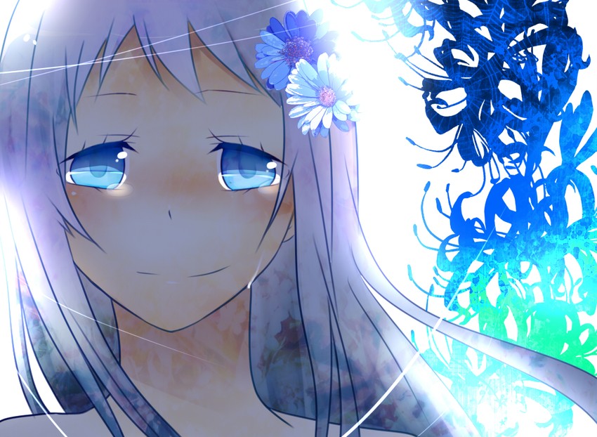 honma meiko (ano hi mita hana no namae wo bokutachi wa mada shiranai.) drawn by hanagerian
