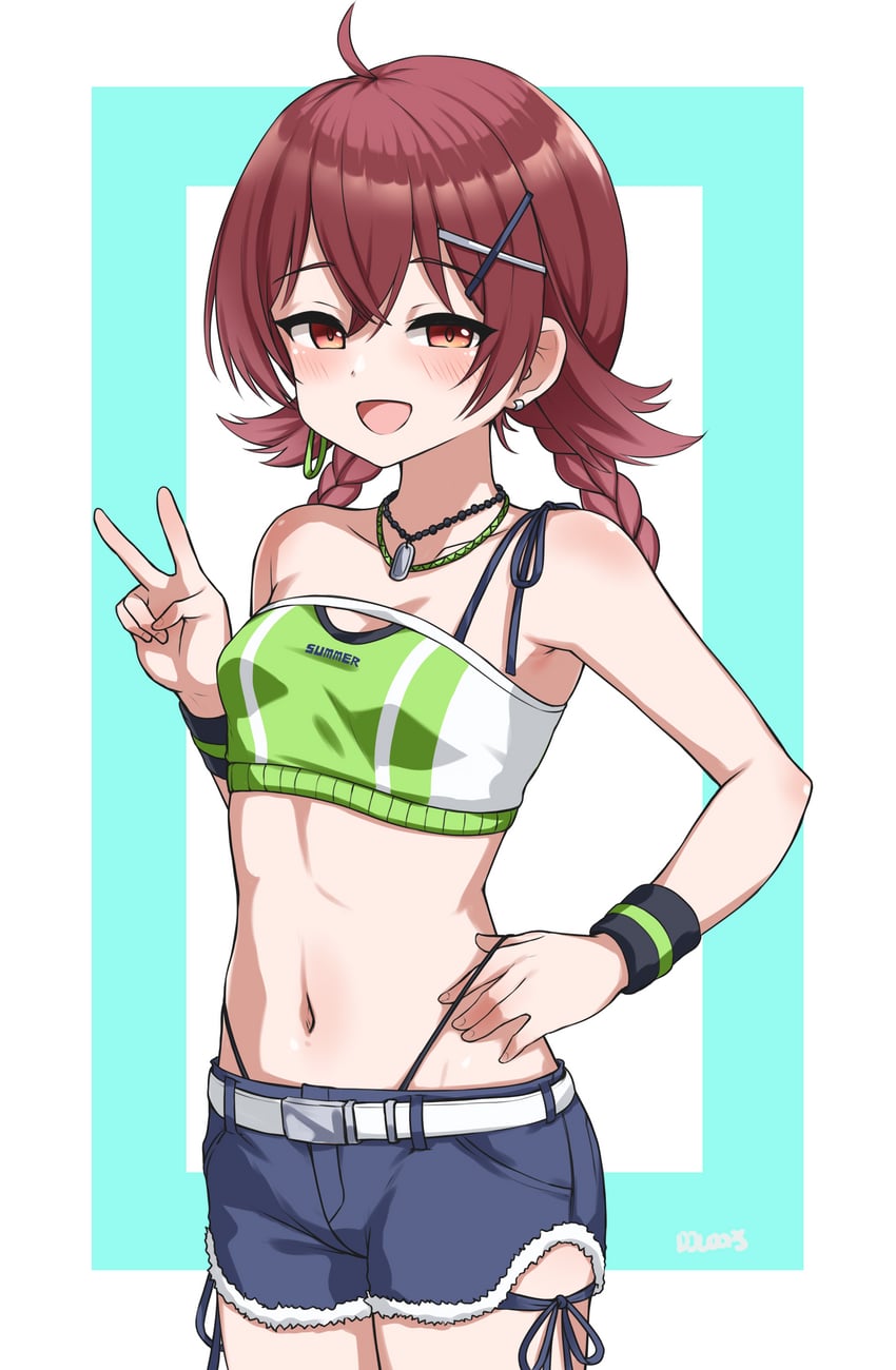 komiya kaho (idolmaster and 1 more) drawn by djloops