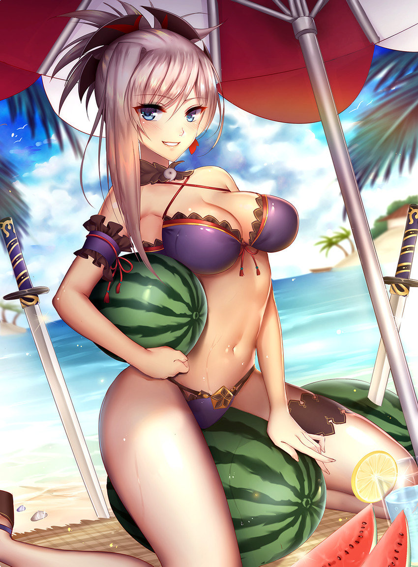 miyamoto musashi (fate and 1 more) drawn by mallizmora