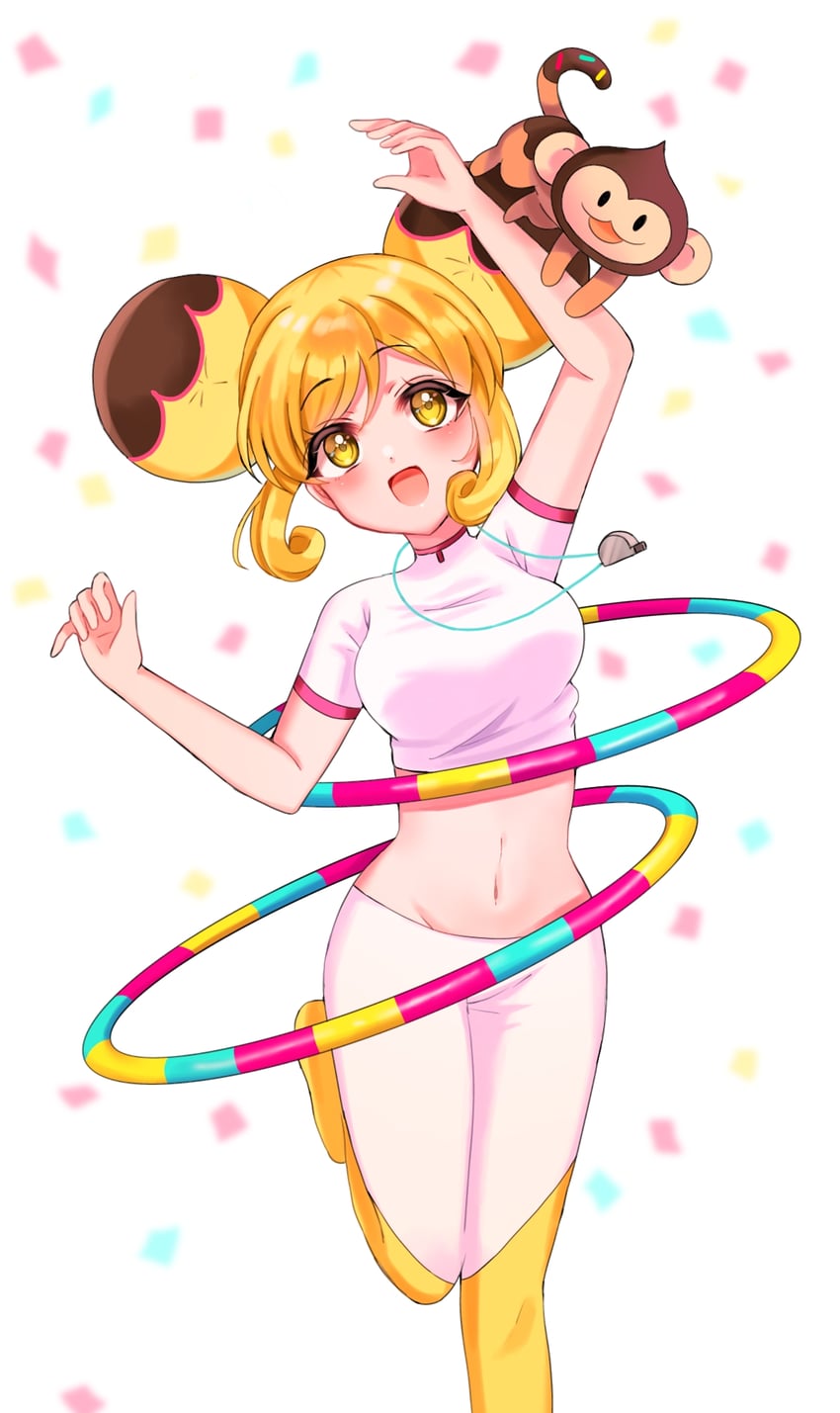 choco the monkey and banana cookie (cookie run and 1 more) drawn by nikaidou_(pixiv2510)