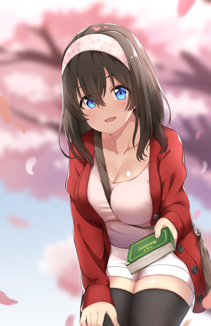 sagisawa fumika (idolmaster and 1 more) drawn by spicy_moo