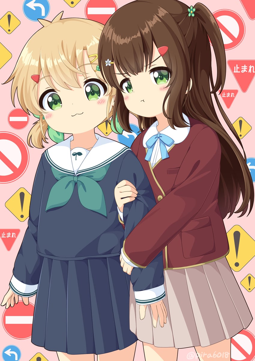 hao and kaorin (original) drawn by pila-pela