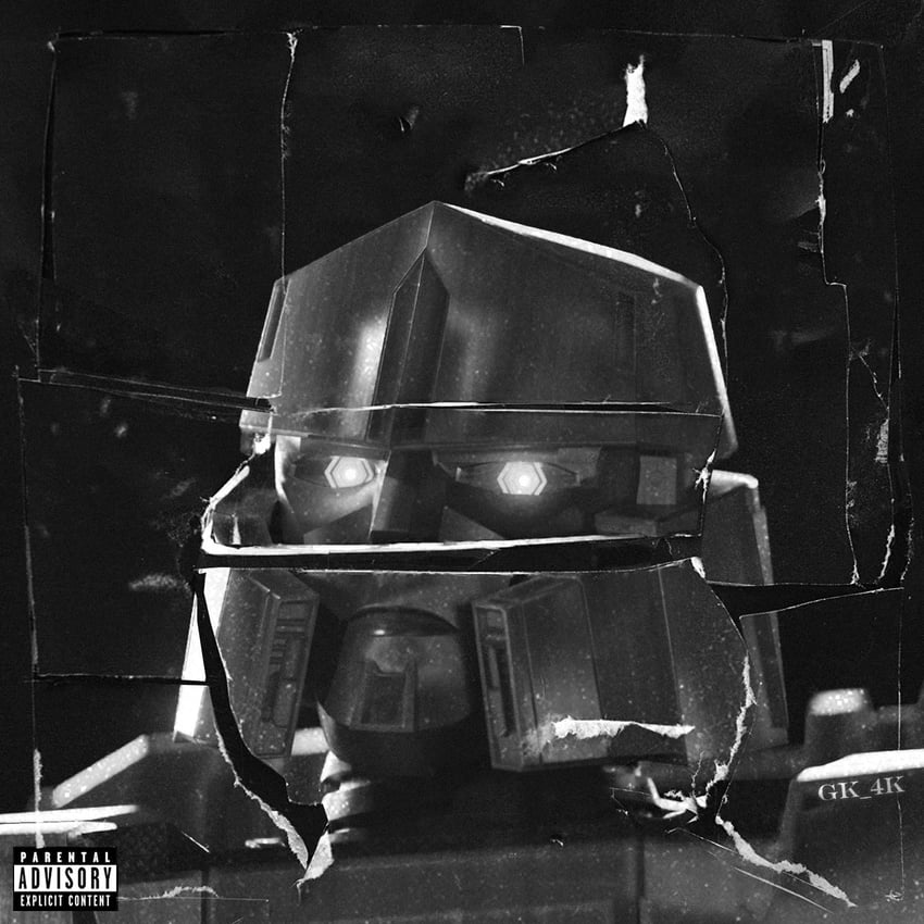 megatron and the weeknd (transformers and 2 more) drawn by gk4k