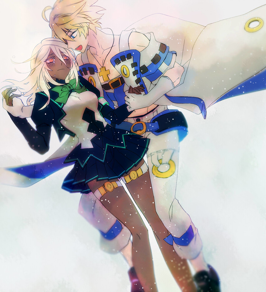 ramlethal valentine and sin kiske (guilty gear and 1 more) drawn by nagonmaou