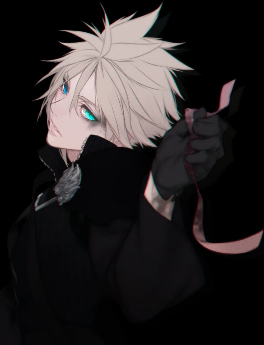 cloud strife (final fantasy and 2 more) drawn by kiki_lala