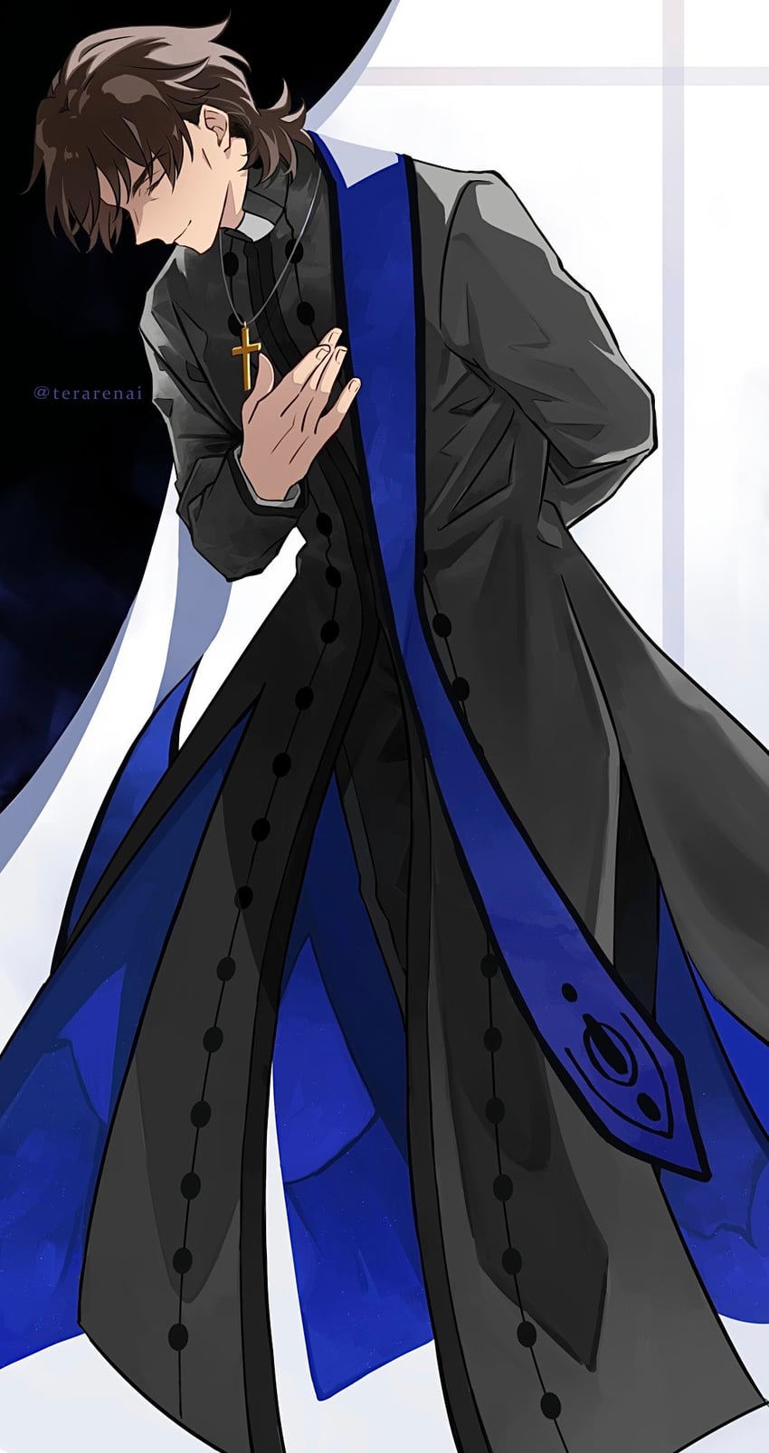 kotomine kirei and grigori rasputin (fate and 1 more) drawn by terarenai