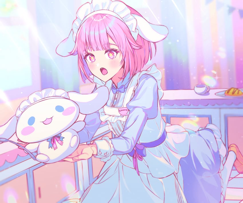 ootori emu and cinnamoroll (project sekai and 2 more) drawn by kkochmeli