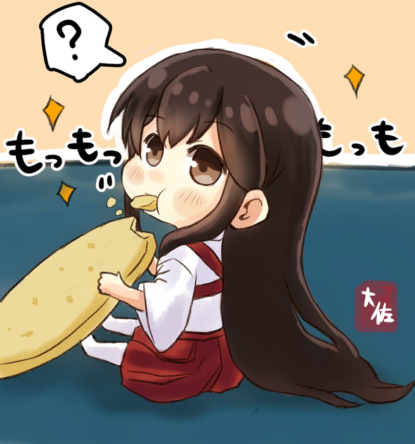 akagi (kantai collection) drawn by taisa_(kari)