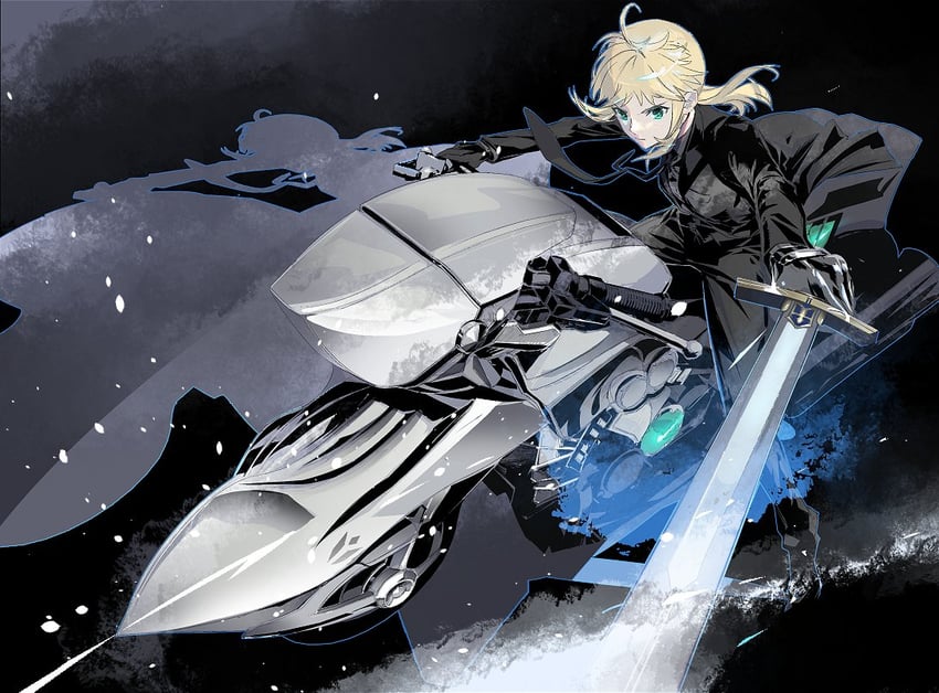 artoria pendragon and saber (fate and 1 more) drawn by cofffee