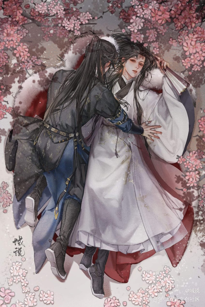 shen zechuan and xiao chiye (qiang jin jiu) drawn by yu_shuo_de_nian_ji_zhu