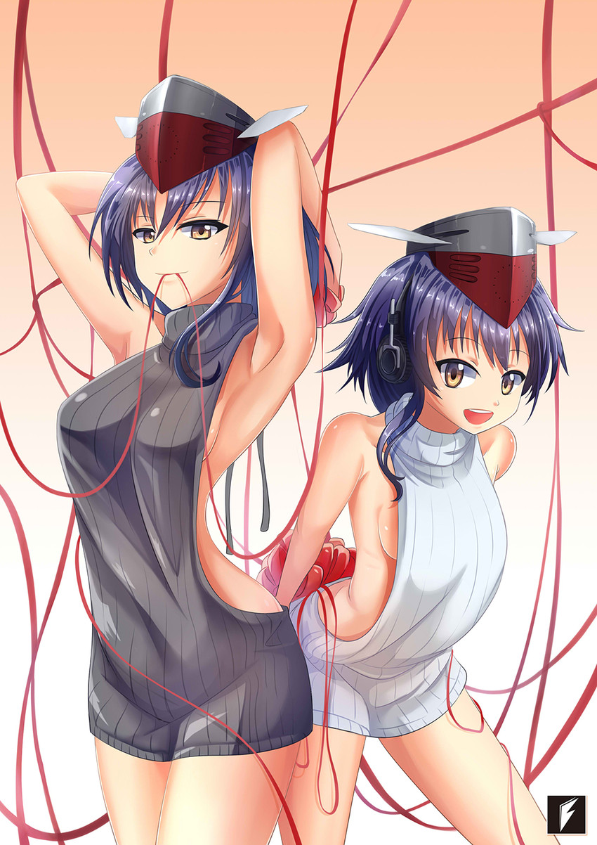 i-13 and i-14 (kantai collection) drawn by teng_zhai_zi