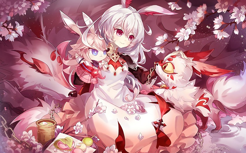 theresa apocalypse, yae sakura, rin, and higokumaru (honkai and 1 more)
