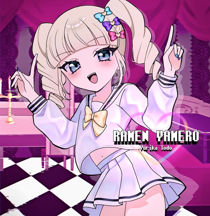 chouzetsusaikawa tenshi-chan and todo yurika (aikatsu! and 2 more) drawn by lmn_(yrknn)