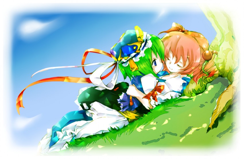 shiki eiki and onozuka komachi (touhou) drawn by aoi_mitsuru