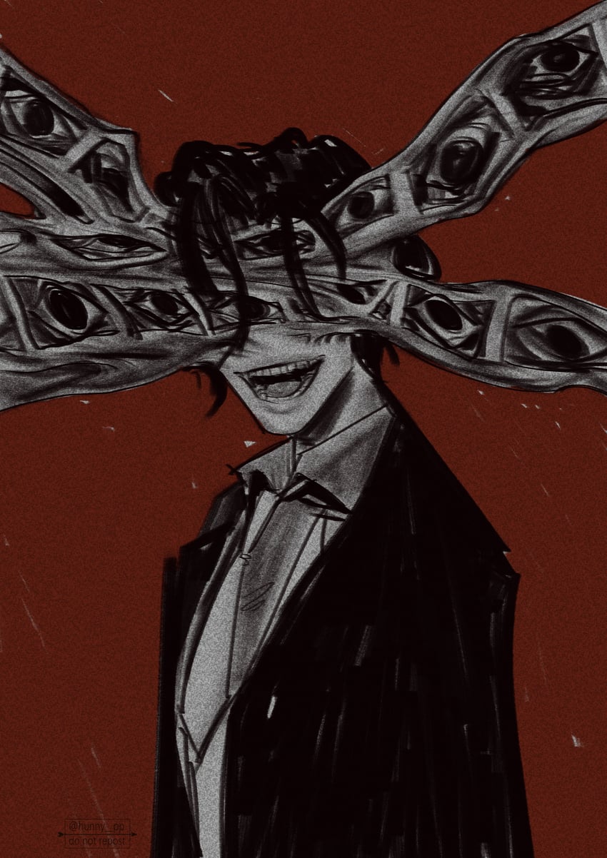 mr. reca (honkai and 1 more) drawn by hunny_pp