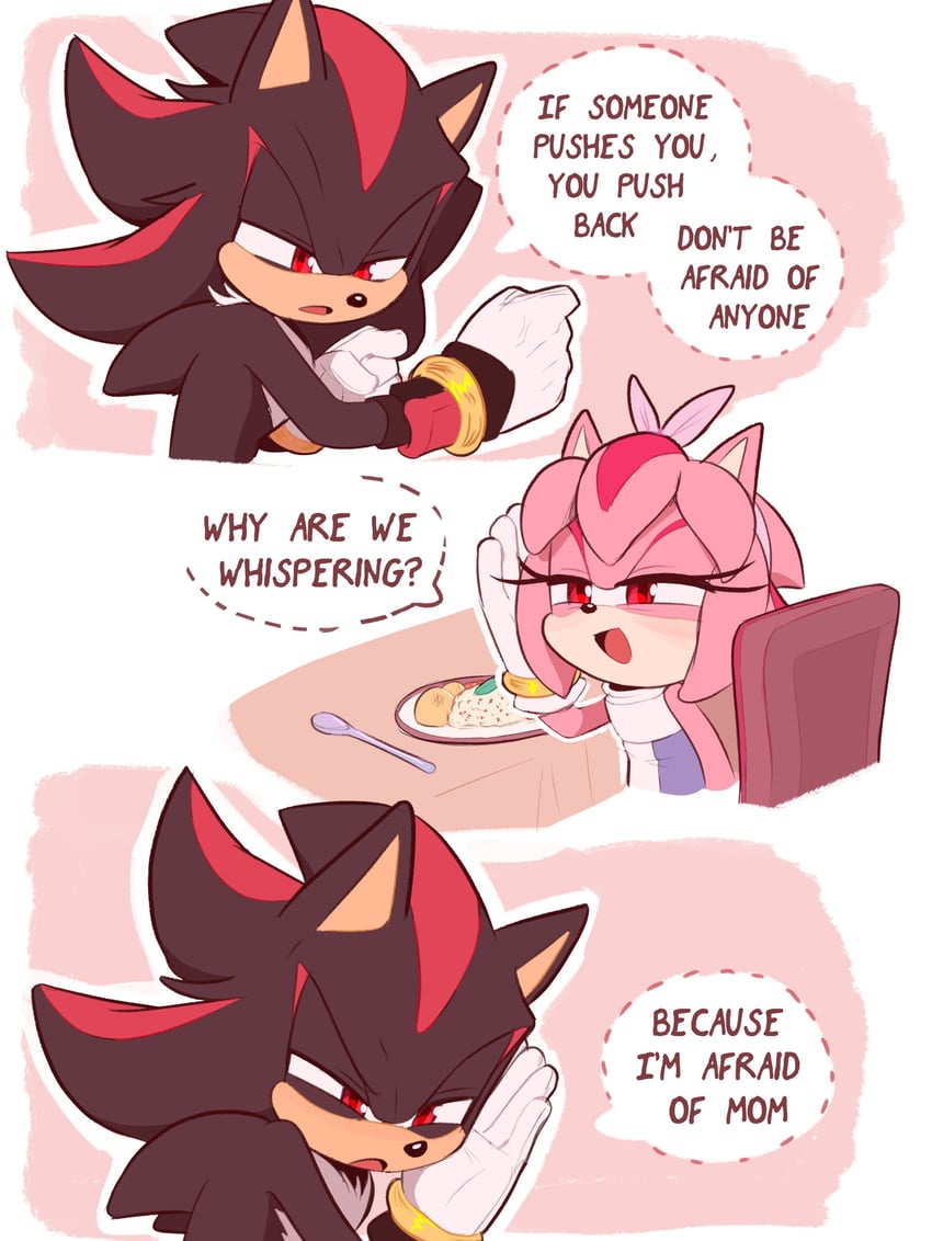 shadow the hedgehog and maria the hedgehog (original and 1 more) drawn by toonsite