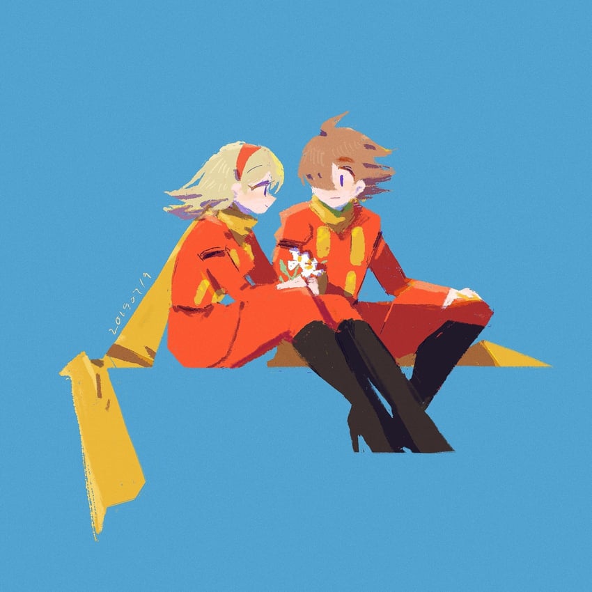 francoise arnoul and shimamura joe (cyborg 009) drawn by manodemarina