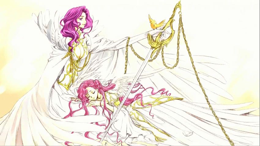euphemia li britannia and cornelia li britannia (code geass) drawn by clamp_(circle)