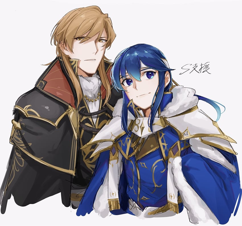 seliph and ares (fire emblem and 2 more) drawn by hanaura_02