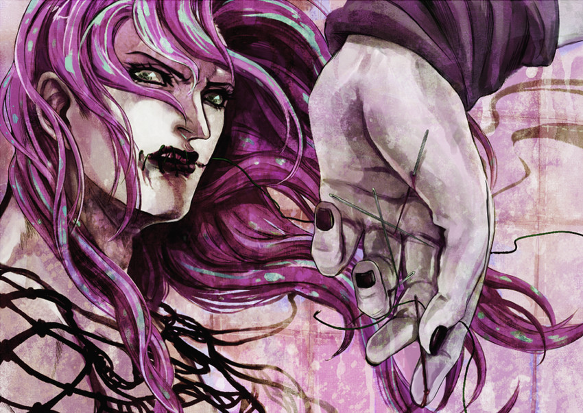 diavolo (jojo no kimyou na bouken and 1 more) drawn by fouma
