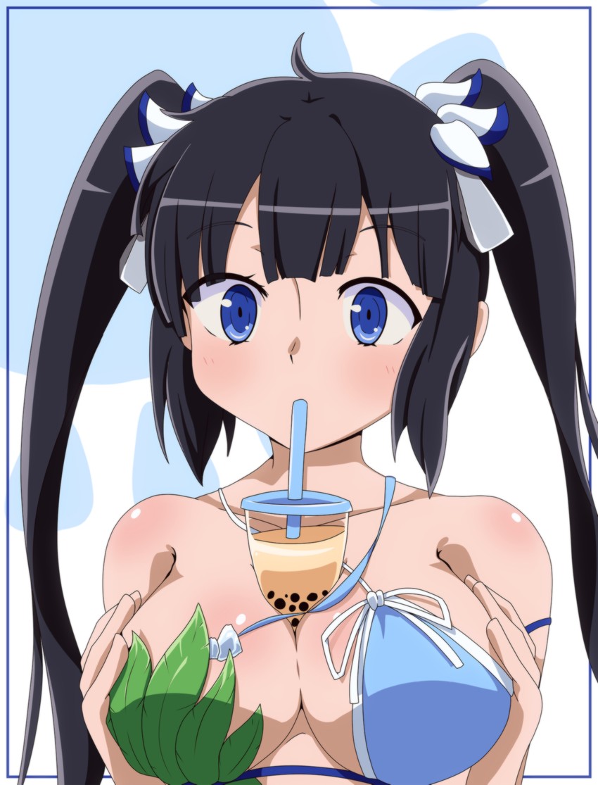 hestia (dungeon ni deai wo motomeru no wa machigatteiru darou ka) drawn by izuthree