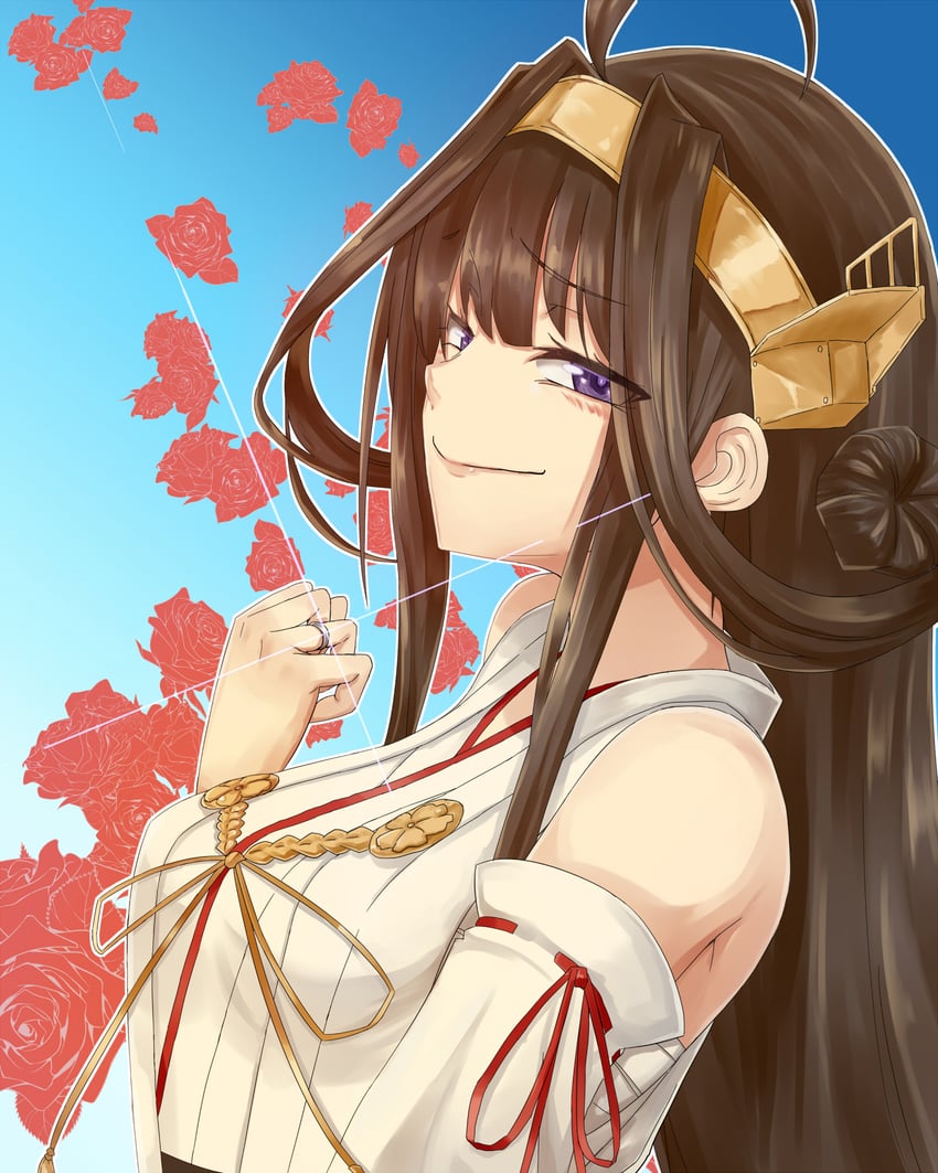 kongou (kantai collection) drawn by nyasaku