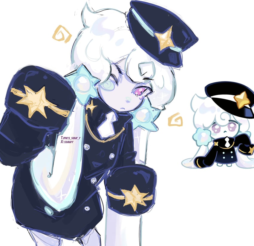 milky way cookie (cookie run and 1 more) drawn by fflyaga