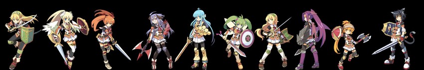 human, felpurr, khulaz, fairy, celestia, and 4 more (ken to mahou to gakuen mono and 1 more)