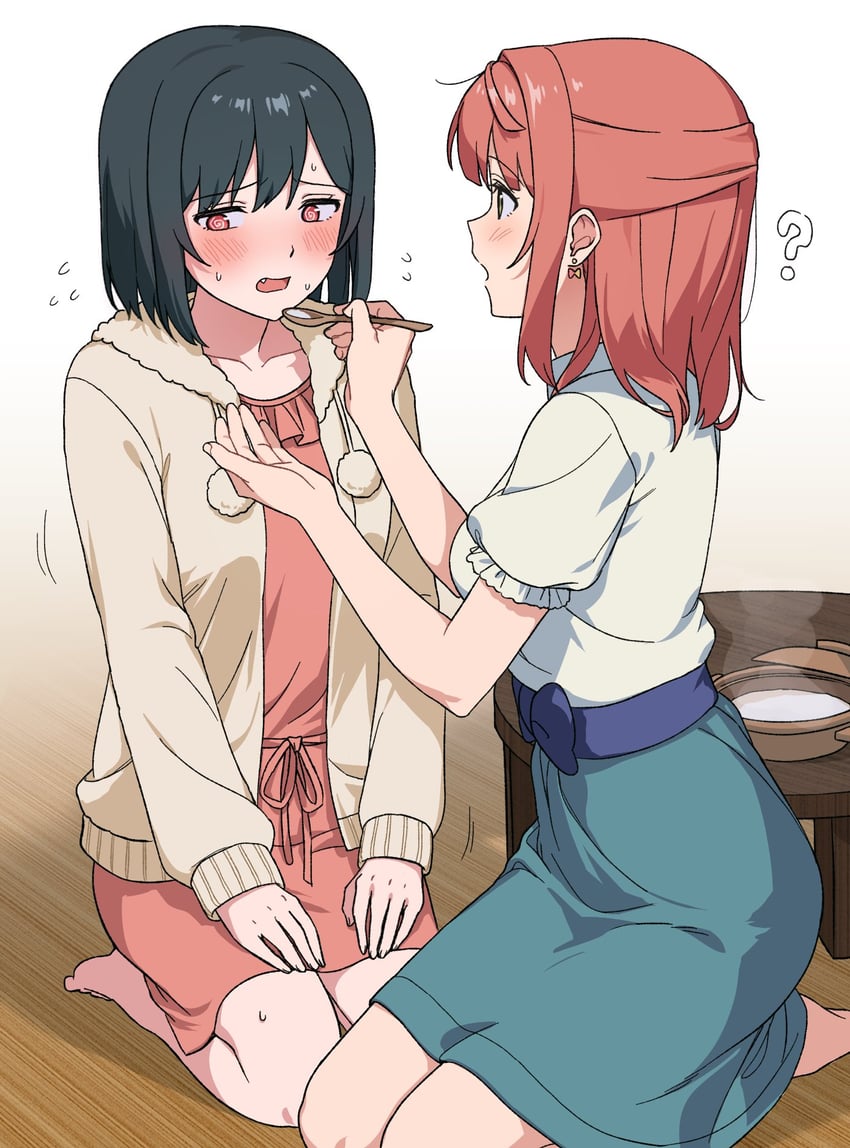uehara ayumu and mifune shioriko (love live! and 1 more) drawn by meobbab2