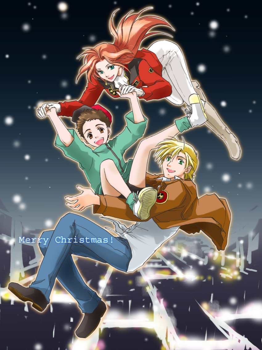 christina mackenzie, bernard wiseman, and alfred izuruha (gundam and 1 more) drawn by unoen_(rain-azel)