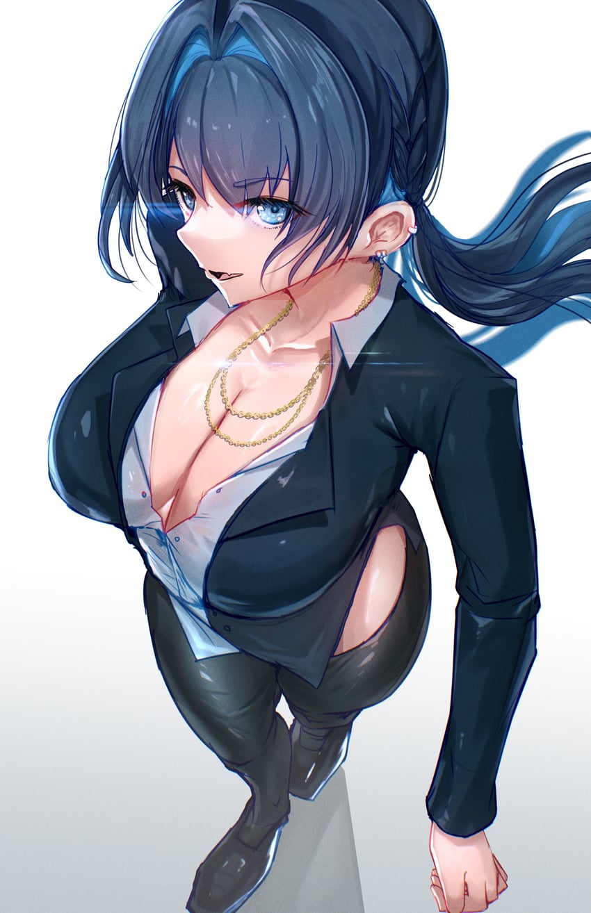 ouro kronii (hololive and 1 more) drawn by advarcher